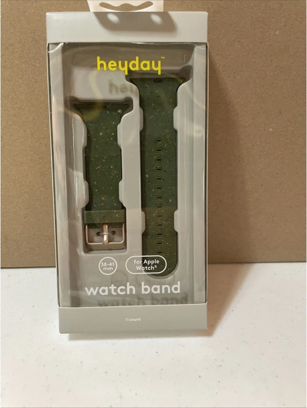 Apple Watch Silicone Band 38/40/41mm - heyday Olive Speckle NEW IN BOX